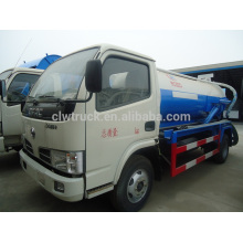 Dongfeng camiones usados ​​camión de aguas residuales, 3m3 de aguas residuales de aspiración de camiones proveedor